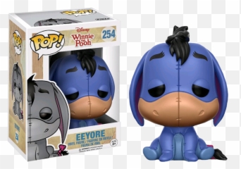 Winnie The Pooh Funko Pop Eeyore Blue 254 - Funko Pop Eeyore Png,Eeyore Png