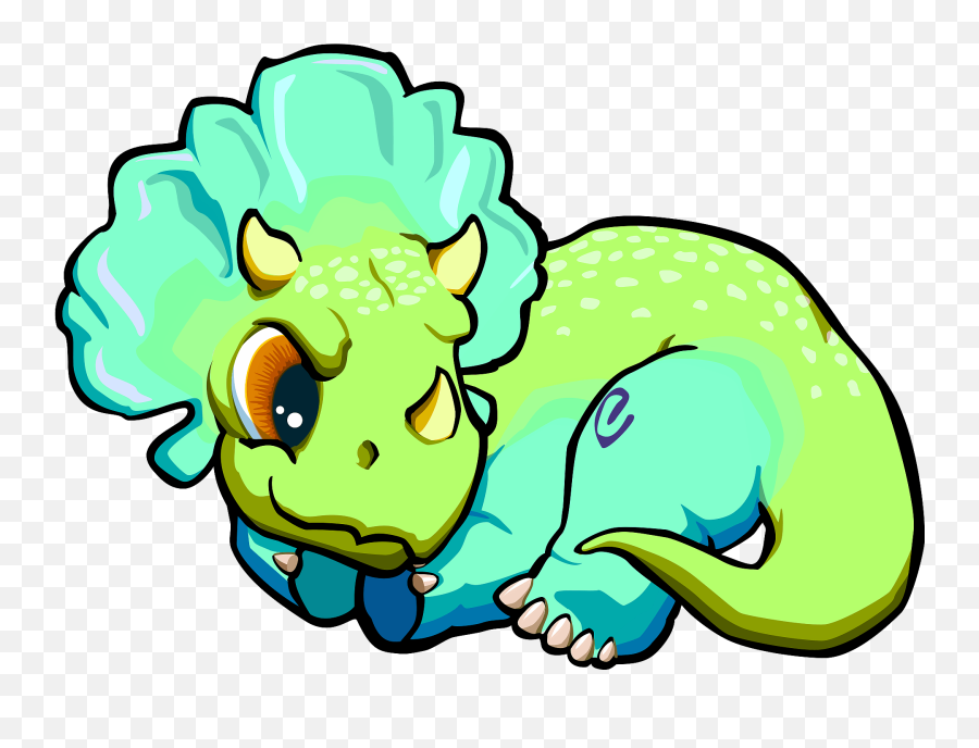 Triceratops Clipart - Triceratops Cartoon Free Png,Triceratops Png