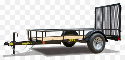 Big Tex 30es Economy Single Axle Utility Trailer Columbus - Trailer Big Tex 10ft Png,Trailer Png