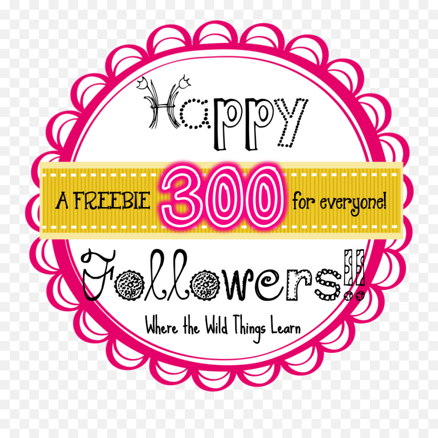 Happy 300 Followers Giveaway For Everyone - Where The Wild Thanks For 300 Followers Png,Follower Png