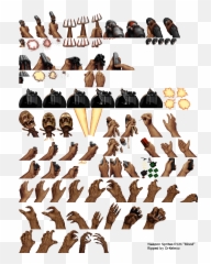 Muzzle Flash - www Spritersresource Doom Impatience Blood Weapon Sprites png