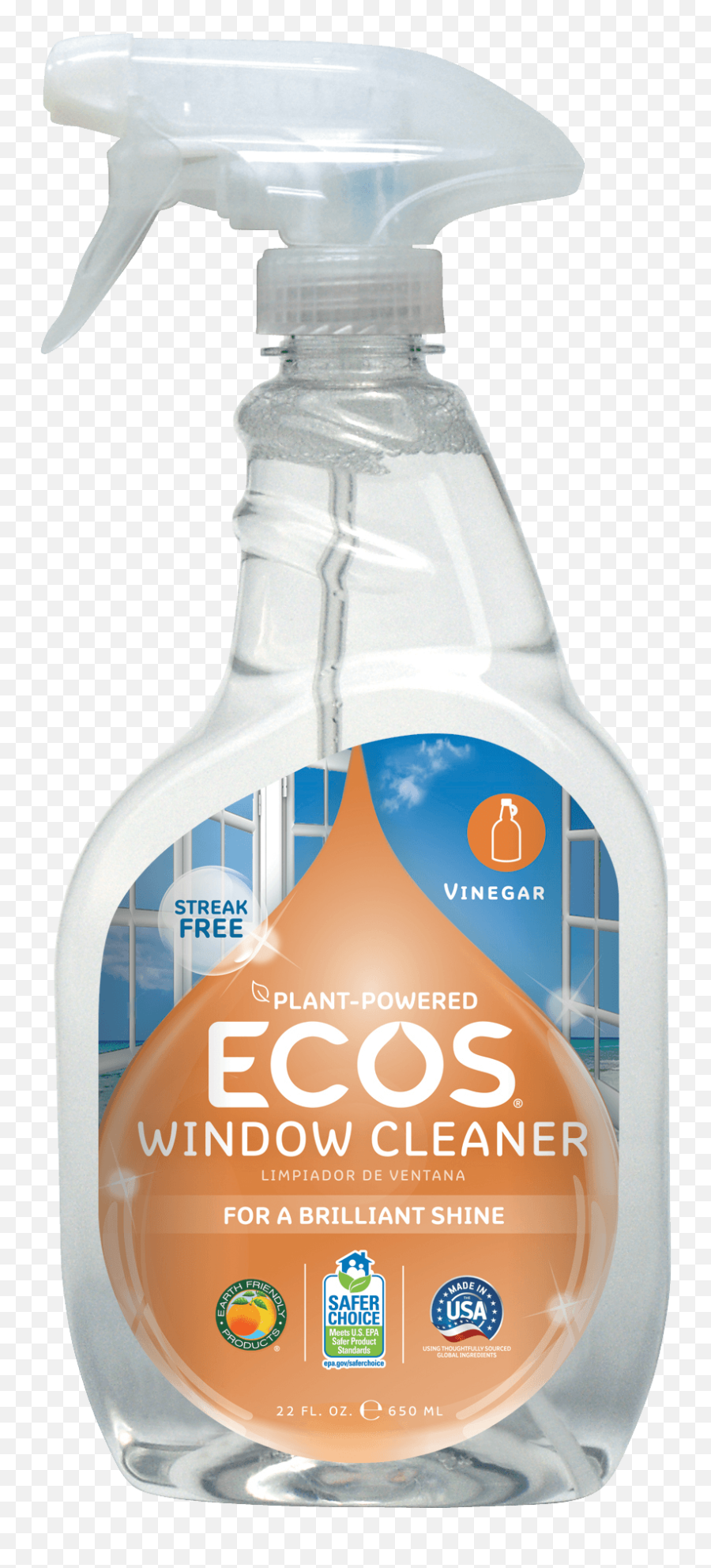 Natural Vinegar Cleaner - Vinegar Window Cleaner Ecos Fruit And Veggies Wash Png,Vinegar Png