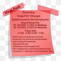 Download Parle Birthday Bash Png Image - Horizontal,Birthday Bash Png