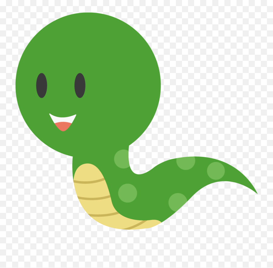 Green Snake - Snake Cartoon Images Png,Cartoon Snake Png