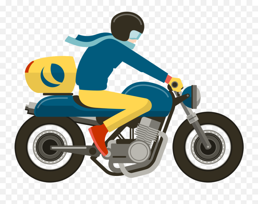 Mensajero Con Moto Transparent - Mensajero En Moto Png,Moto Moto Png