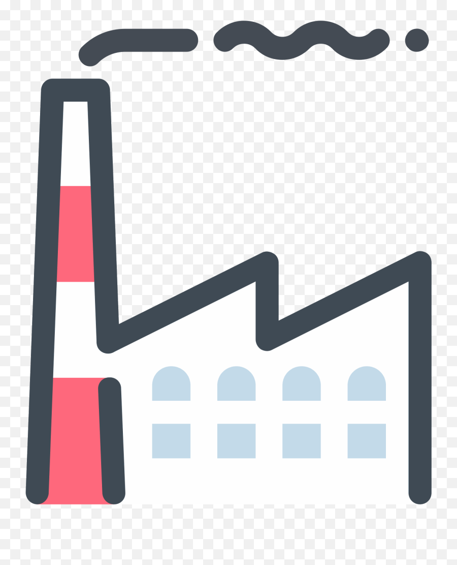 Factories Clipart Industry Profile - Usine Png,Factory Icon Png