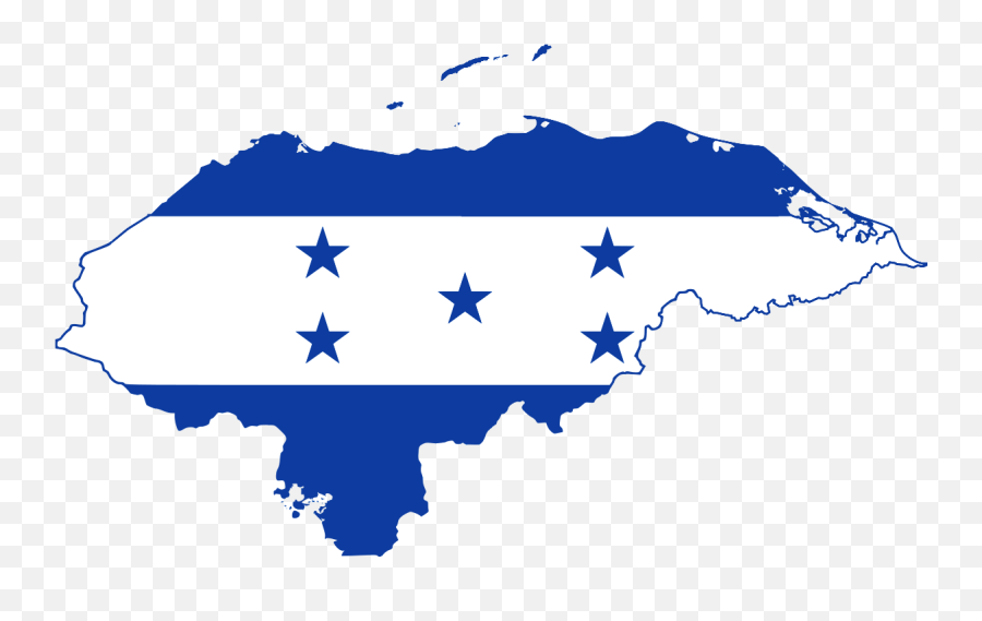 Flag - Honduras Map With Flag Png,Honduras Flag Png