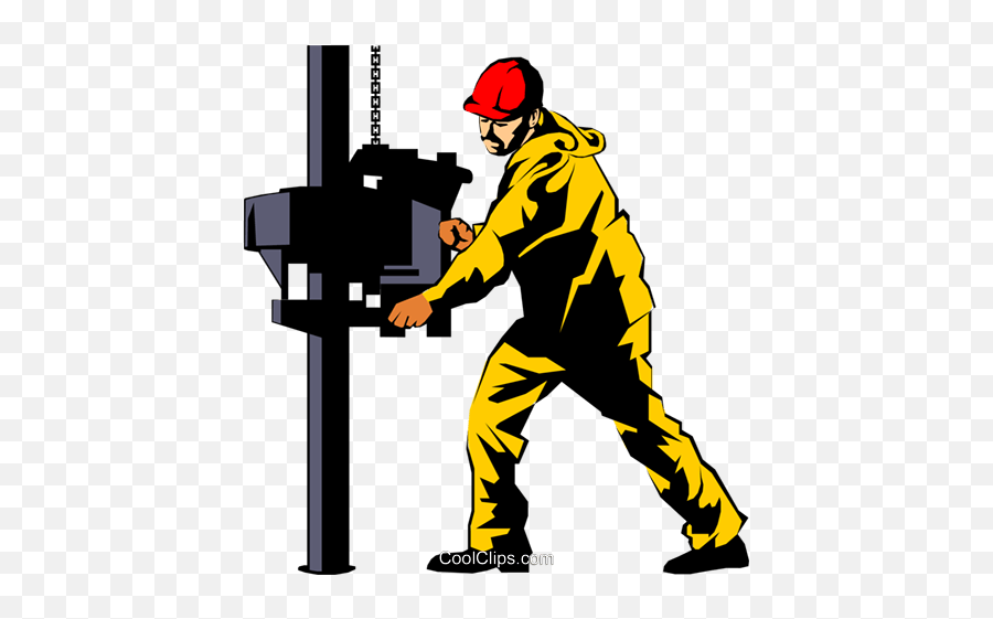 Man Working - Oil Rig Clip Art Png,Oil Rig Png