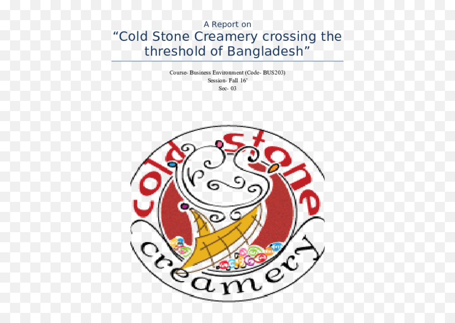 Cold Stone Creamery Crossing The - Colegio Republica De Colombia Png,Cold Stone Logo