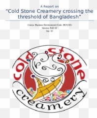Cold Stone Creamery Crossing The - Colegio Republica De Colombia Png,Cold Stone Logo