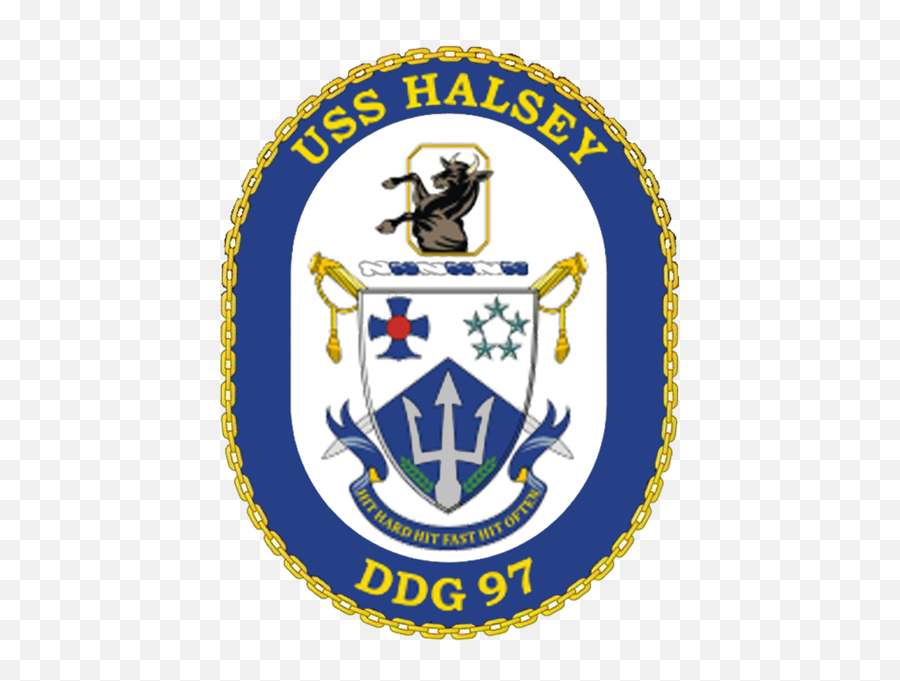 Destroyer Uss Halsey - Uss Momsen Ddg 92 Crest Png,Halsey Logo Transparent