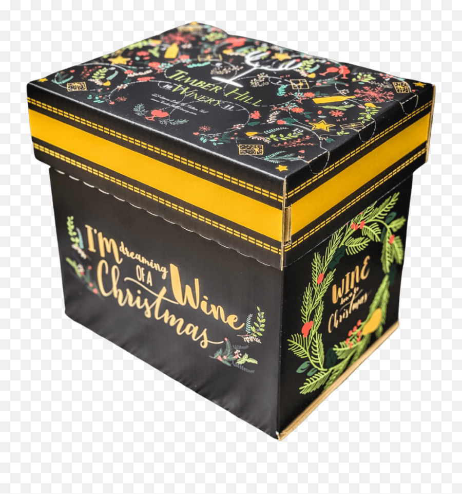12 Wines Of Christmas Box Timber Hill Winery - Decorative Png,Merry Christmas Gold Png