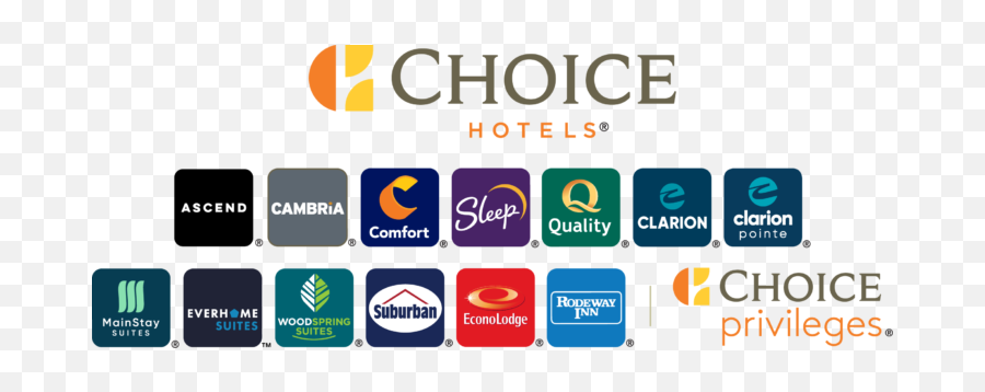14 Choice Hotel Brands Economy Midscale U0026 Upscale 2020 - Logo Choice Hotels Brands Png,Motel 6 Logos