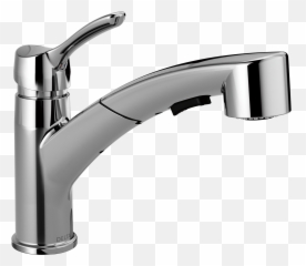 Collins Single Handle Pull - Out Kitchen Faucet In Chrome Delta Kitchen Faucets Png,Klipsch Icon Kf 26