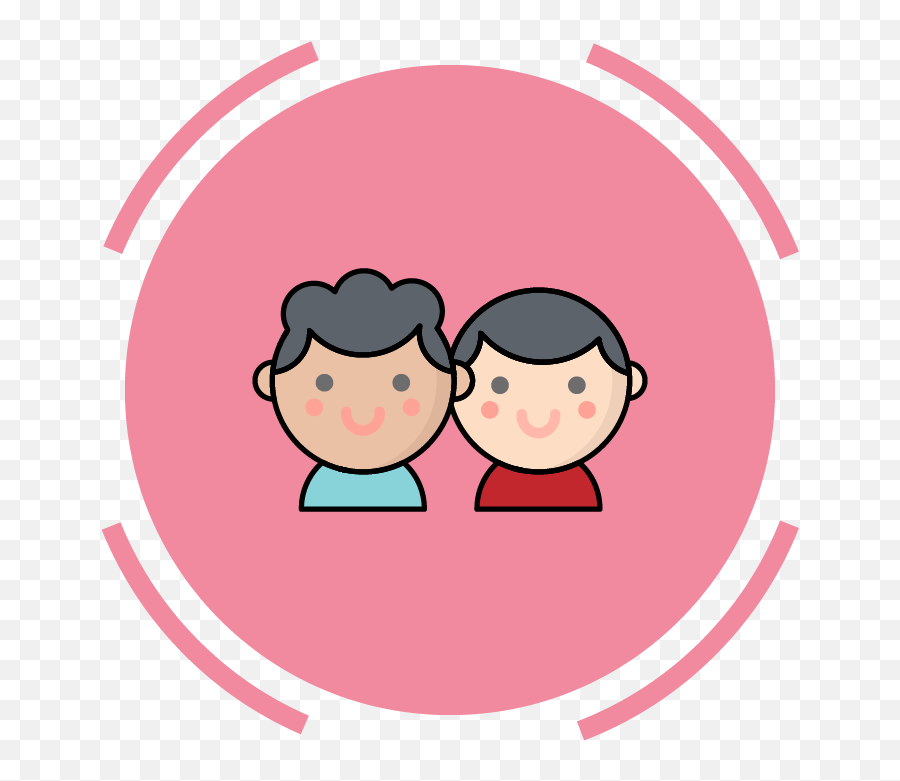 Family Icon Brother Siblings Graphic - Family Png,Positivity Icon