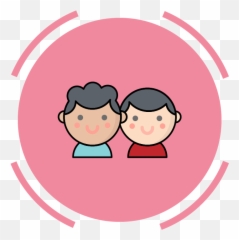 Family Icon Brother Siblings Graphic - Family Png,Positivity Icon