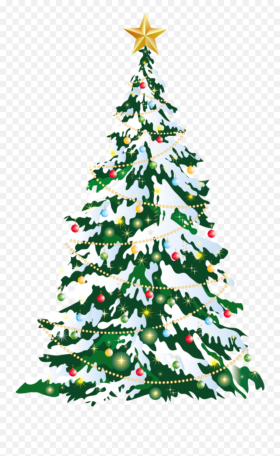 Christmas Tree Png - Christmas Tree Art Png,Snowy Trees Png