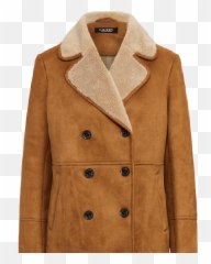 Maryland Pink Green 2021 - Lauren Ralph Faux Shearling Peacoat png