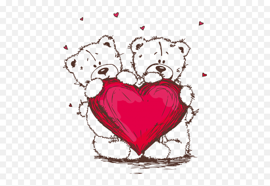 Heart Clear Background Cutout Png U0026 Clipart Images Citypng - Bears Holding Heart,Kingdom Hearts Heart Icon