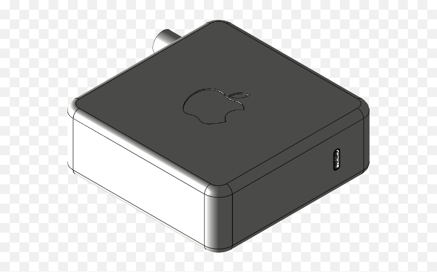 Apple 87 W Usb C Charger 3d Cad Model Library Grabcad - Language Png,Hd Apple Icon
