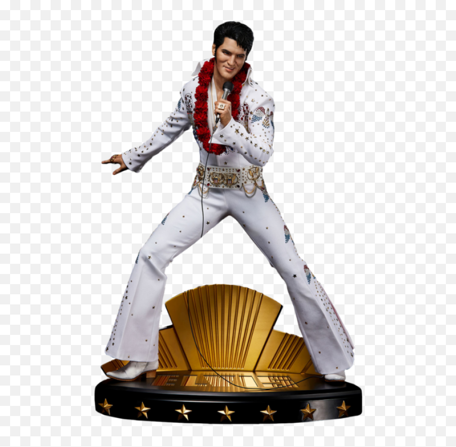 Elvis Presley - Elvis Aaron Presley 14 Scale Statue Elvis Presley Elvis Aaron Presley 1 4 Scale Statue Png,Elvis Icon
