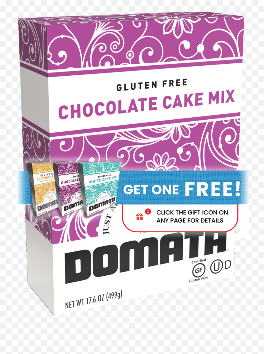 Moist Nu0027 Fluffy Gluten Free Chocolate Cake Mix Domata - Gluten Free Chocolate Cake Png,Edible Icon