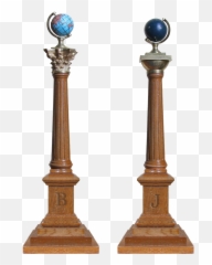 Download Both Full Size Png Right - Boaz And Jachin Pillars,Pillars Png