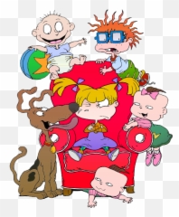 Rugrats Spike Dog Transparent Png - Rugrats In A Chair,Rugrats Png