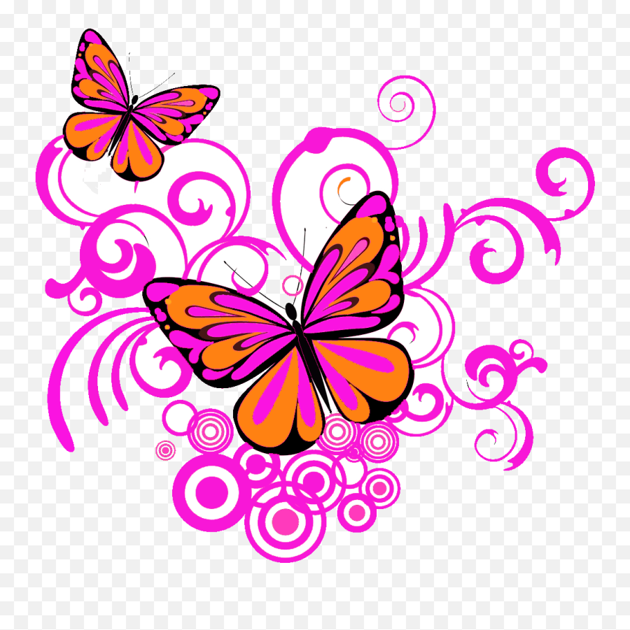 Butterfly Design - Butterfly Designs Clip Art Png,Purple Butterfly Png