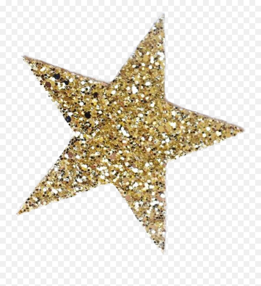 Star - Gold Glitter Star Png,Gold Sparkle Png
