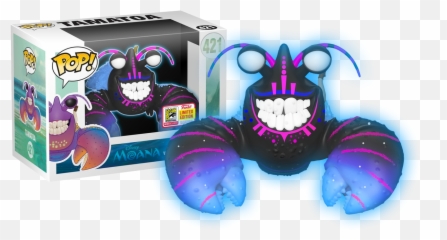 Moana - Tamatoa Neon Sdcc18 Pop Vinyl Figure Funko Pop Moana Tamatoa Png,Moana Clipart Png
