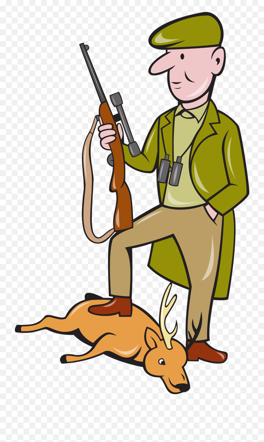 Hd 28 Collection Of Hunting Clipart Png - Hunting Cartoon,Hunter Png