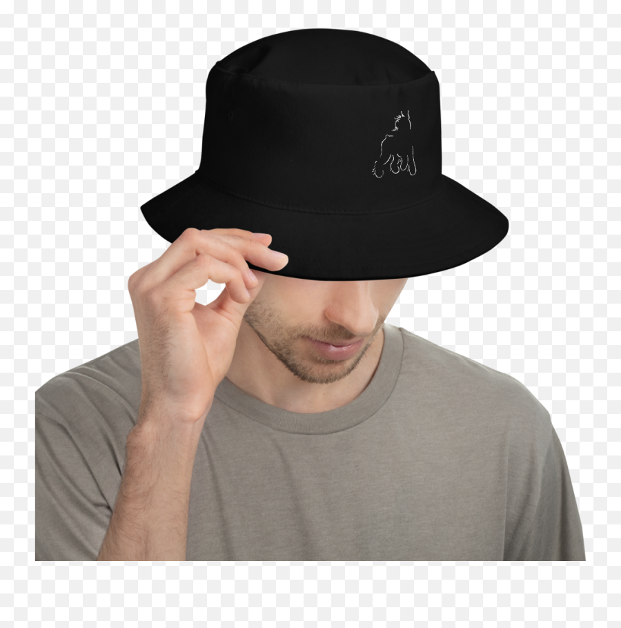 Bucket Hat In Black Or Navy U2014 Valley Of The Sun Giant Schnauzer Rescue - Bucket Hat Mockup Png,Bucket Hat Png