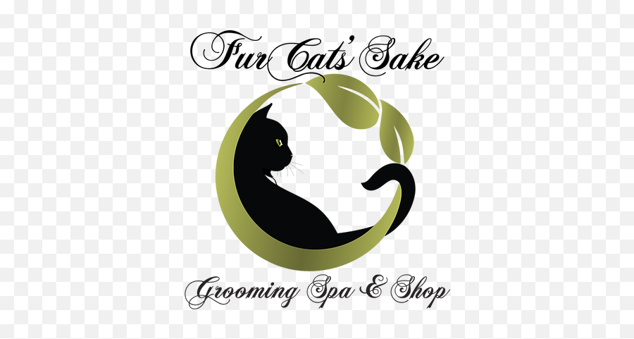 Catu0027s Meow Grooming Spa And Shop Png Black Cat Logo