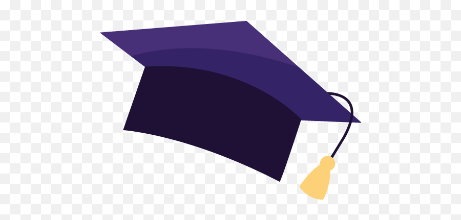 Graduating Girl Scouts Of Orange County - Purple Graduation Cap Png,Graduation Cap Transparent