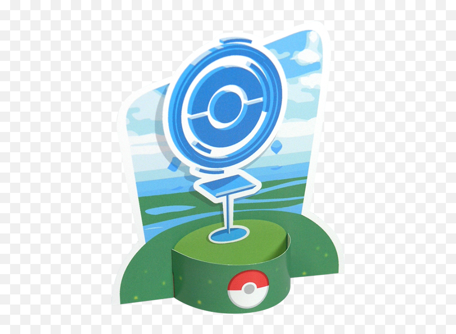 Pokestop Icon Png 295737 - Free Icons Library Papercraft Pokemon Go,Pokemon Go Png