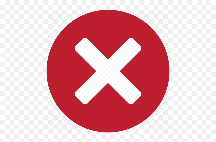 Transparent Wrong Cross - Red Circle X Icon Png,Cross Logo Png