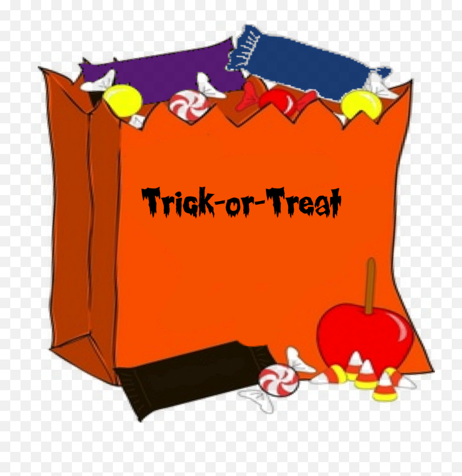 Library Of Trick Or Treat House Free Stock Png Files - Clipart Halloween Candy Bag,Trick Or Treat Png