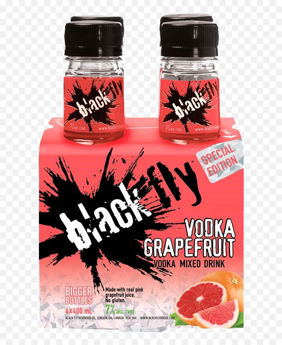 Black Fly Vodka Grapefruit Mixed Drink - 19944 Manitoba Black Flies Drink Png,Grapefruit Png