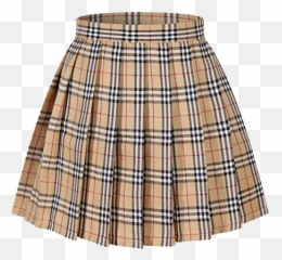 Plaid Skirt Png High - Plaid Skirts,Skirt Png