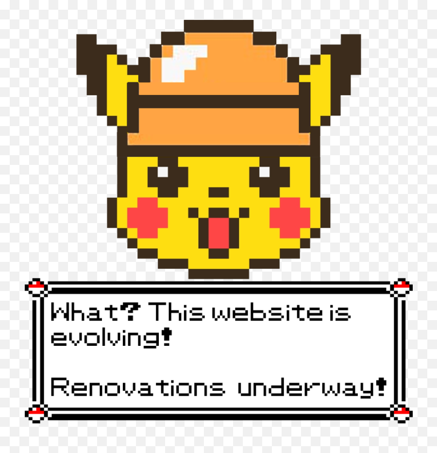 Dont Go Away Well Be Right - Pikachu Pixel Art Png,We'll Be Right Back Png