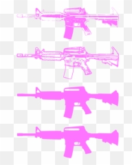 Download Machine Rifle Silhouette Gun - Clipart png