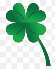 Free Clipart Of A St Paddyu0027s Day 4 Leaf Clover Shamrock - Four Big png