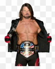 Aj Styles Ajstyles Wwe Wrestling Sticker By Moonchen - Wwe Us Champion Aj Styles Png,Aj Styles Logo Png