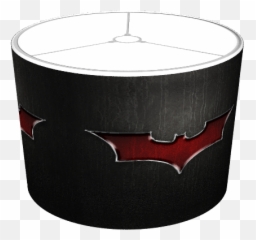Chrome Trimmed Red Glass Batman Logo - Cartoon png