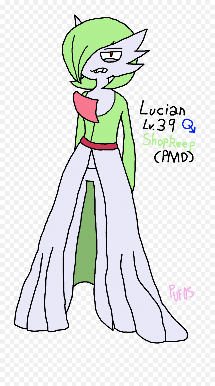 Shopkeep Quartet Lucian The Gardevoir Pokécharms - Fictional Character Png,Gardevoir Png