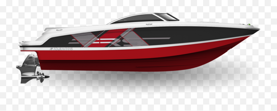 Speed Boat Png Hd Jet Black Crimson - Png 1767 Free Png Four Winns Hd 200 Rs Surf,Row Boat Png