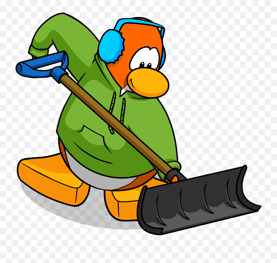 Loading Screen Shovel - Club Penguin Snow Shovel Full Size Transparent Snow Shovel Clipart Png,Shovel Png