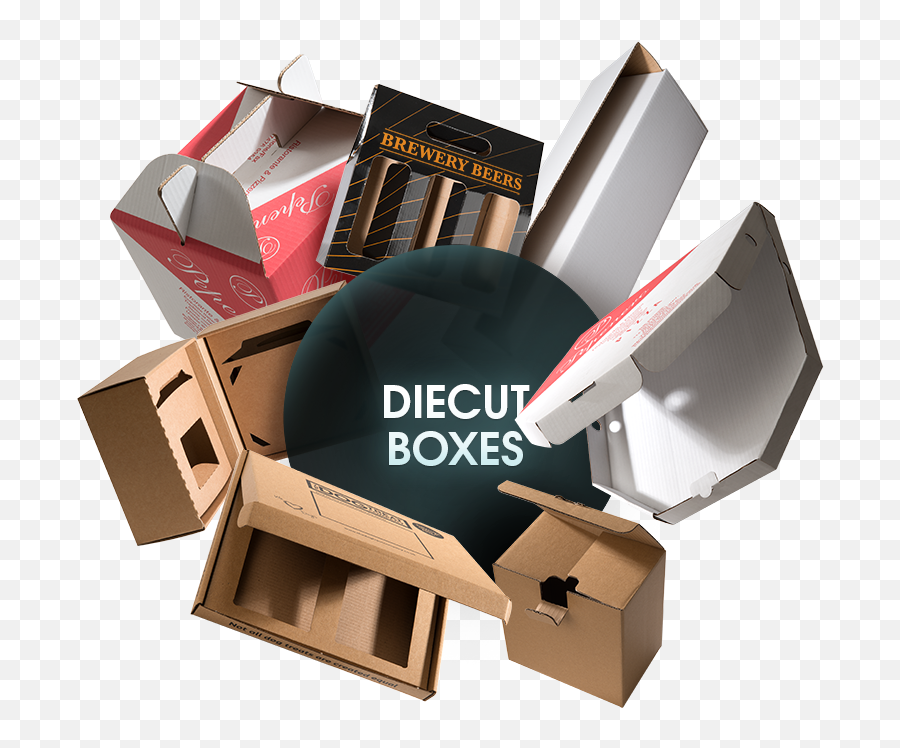 Multi Point Glued Cardboard Boxes Self Erect - Cardboard Packaging Png,Cardboard Box Png