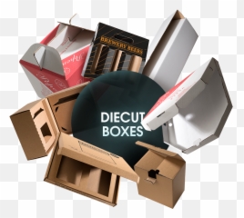 Multi Point Glued Cardboard Boxes Self Erect - Cardboard Packaging Png,Cardboard Box Png